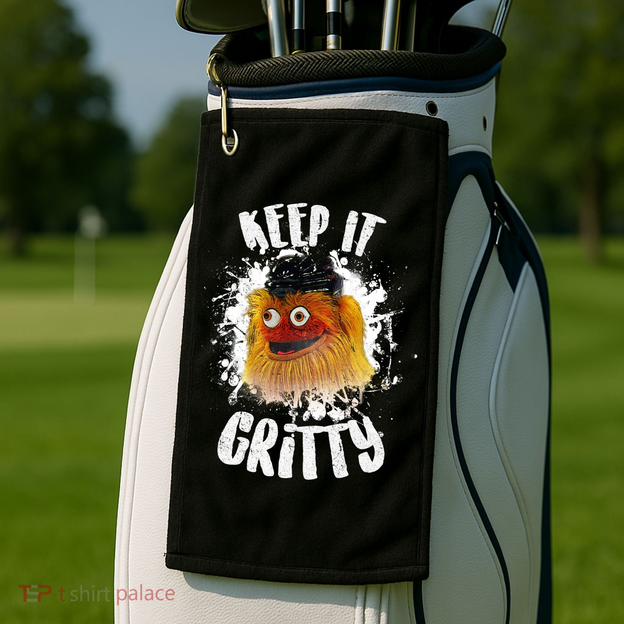 Philly Keep it Gritty Hockey Mascot Golf Towel
