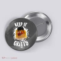 Philly Keep it Gritty Hockey Mascot Button thumb 0
