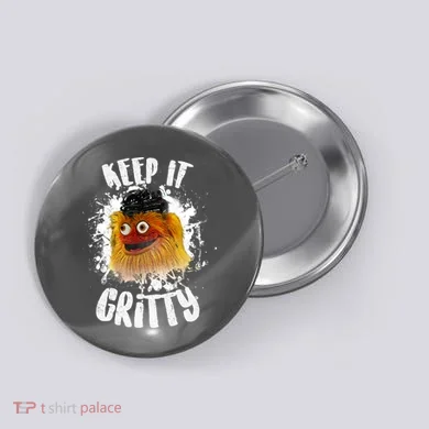 Philly Keep it Gritty Hockey Mascot Button