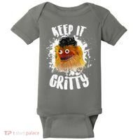 Philly Keep it Gritty Hockey Mascot Baby Bodysuit thumb 0