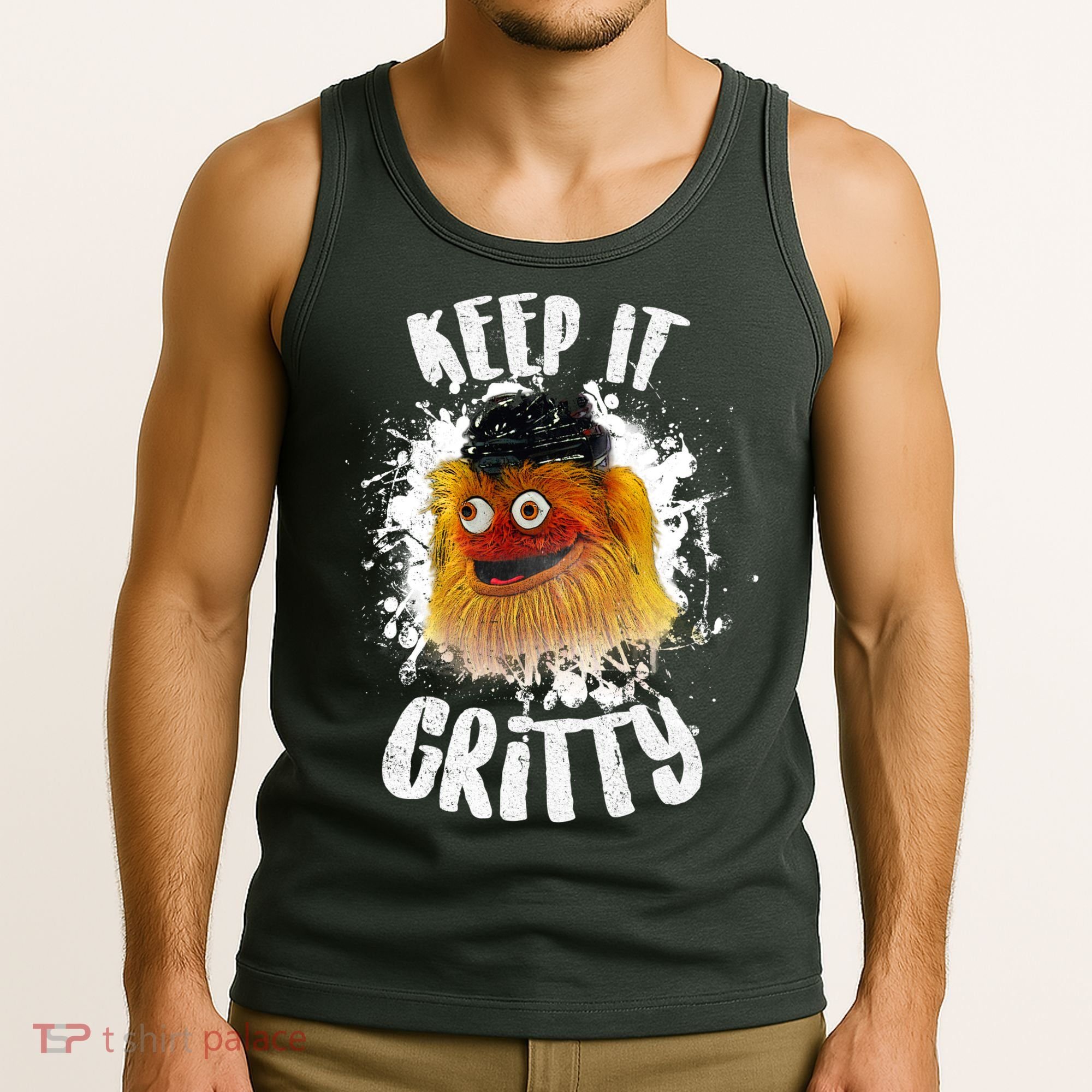 Philly Keep it Gritty Hockey Mascot Tank Top