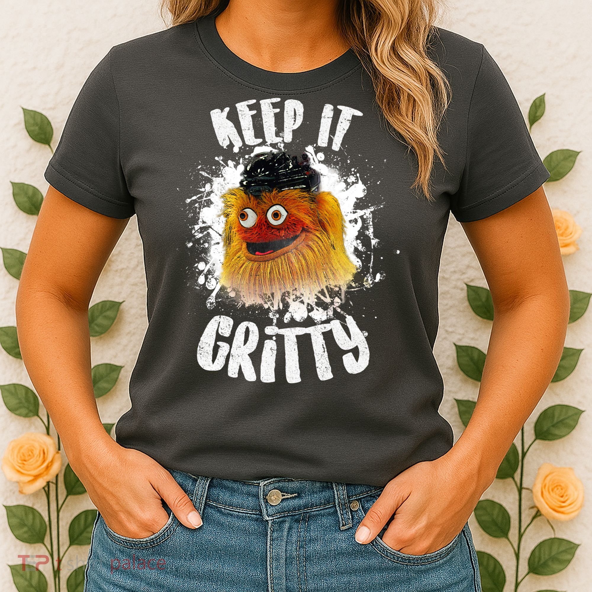 Philly Keep it Gritty Hockey Mascot Women's T-Shirt