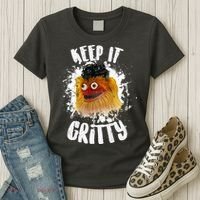 Philly Keep it Gritty Hockey Mascot Women's T-Shirt thumb 3