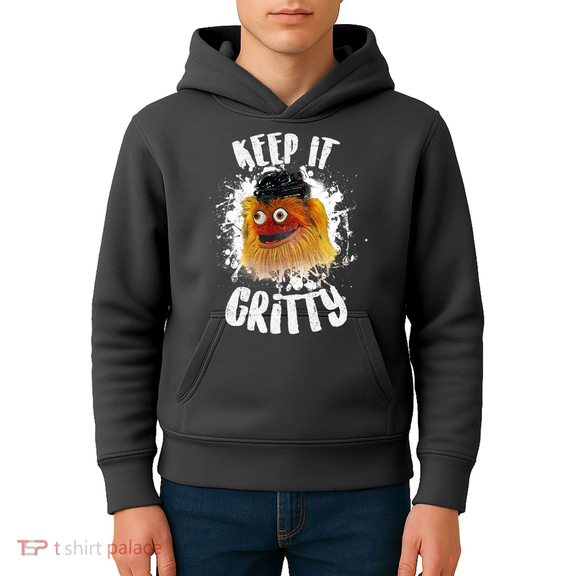 Philly Keep it Gritty Hockey Mascot Kids Hoodie