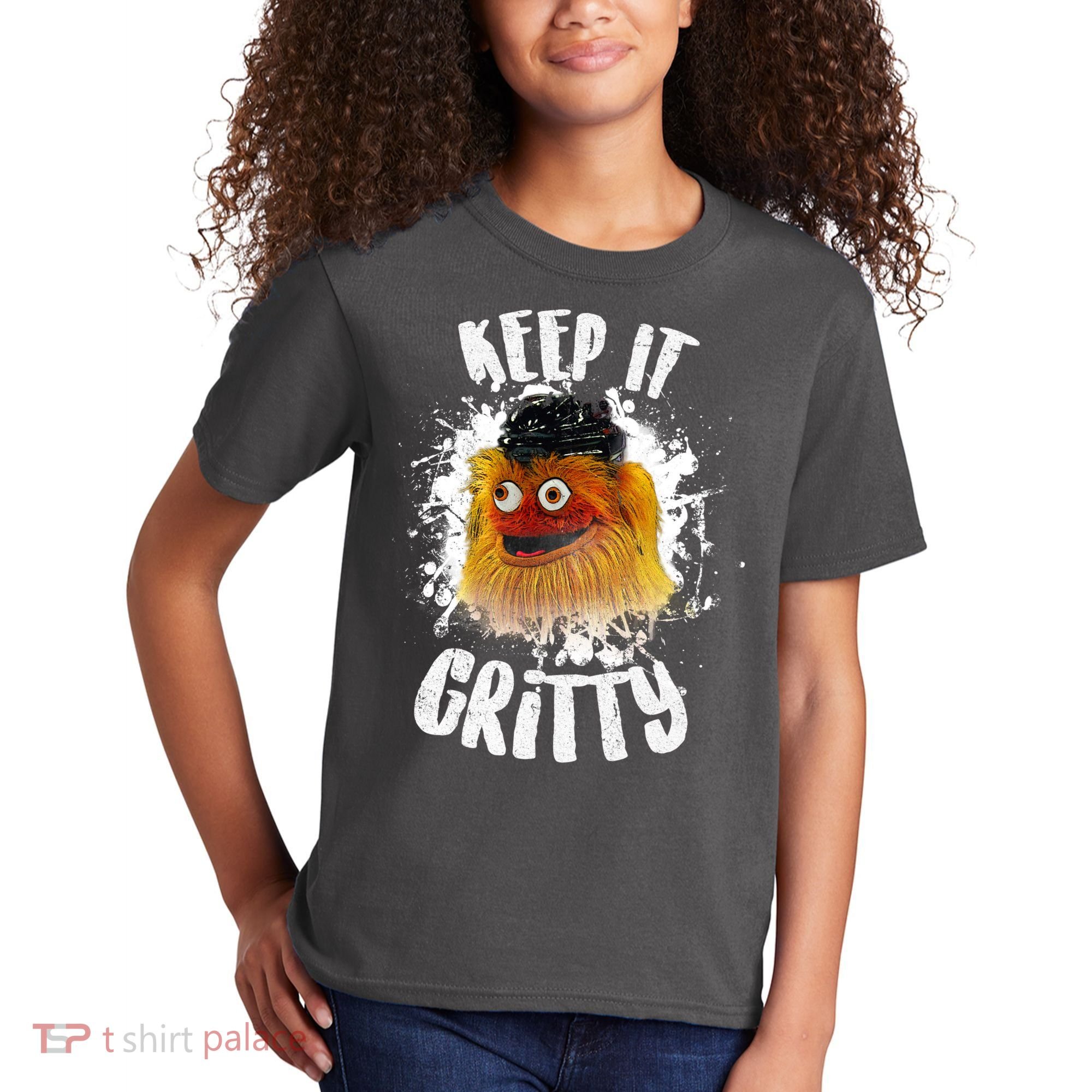 Philly Keep it Gritty Hockey Mascot Kids T-Shirt