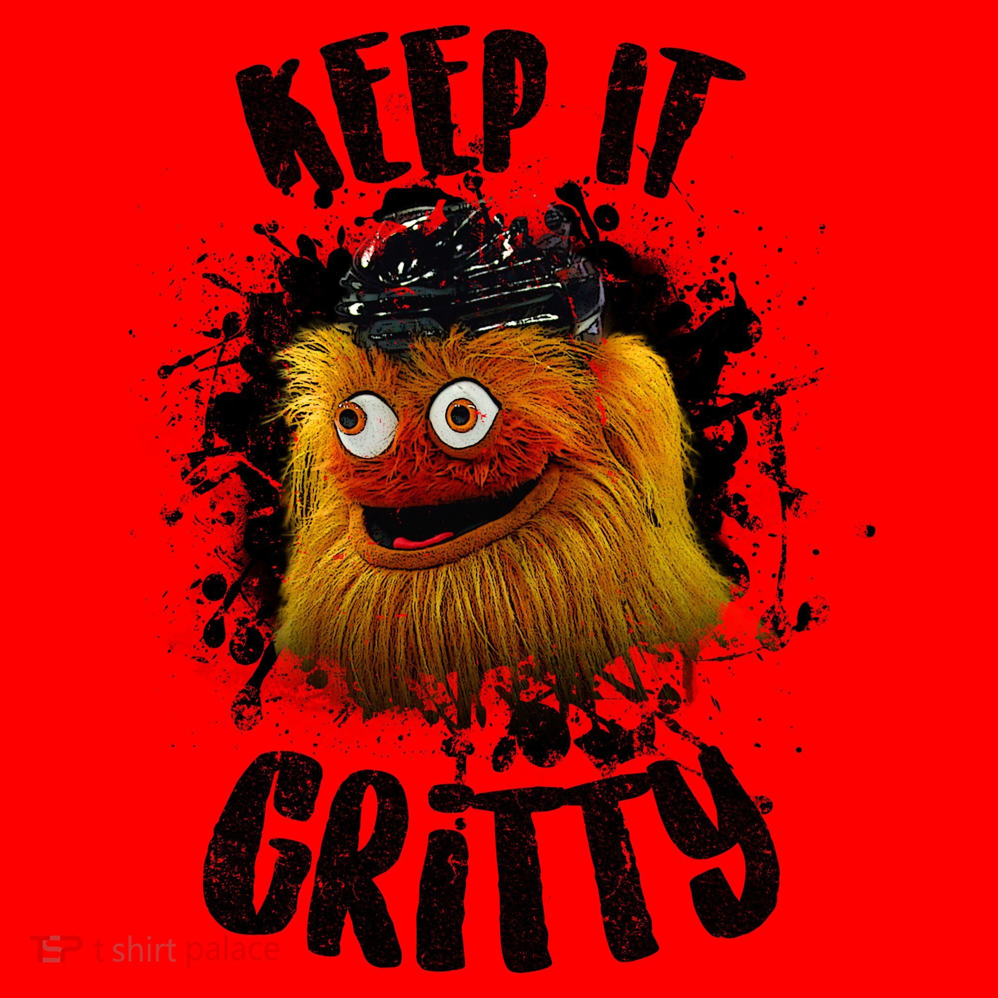 Philly Keep it Gritty Hockey Mascot Santa Hat