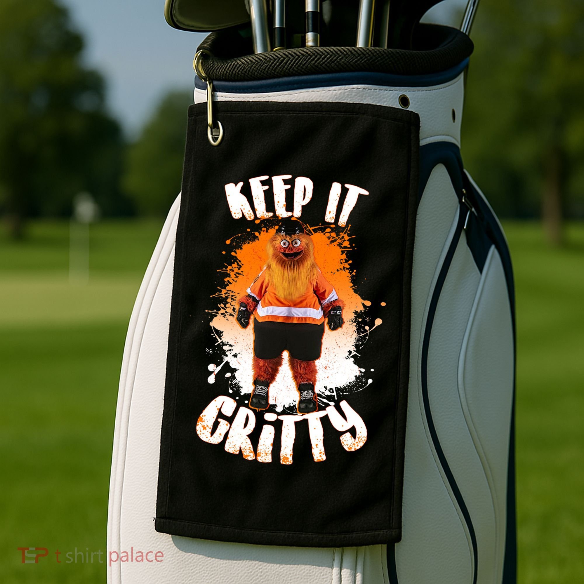 Philly Keep it Gritty Mascot  Golf Towel