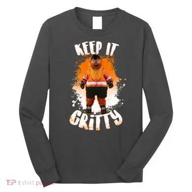 Philly Keep it Gritty Mascot Long Sleeve Shirt