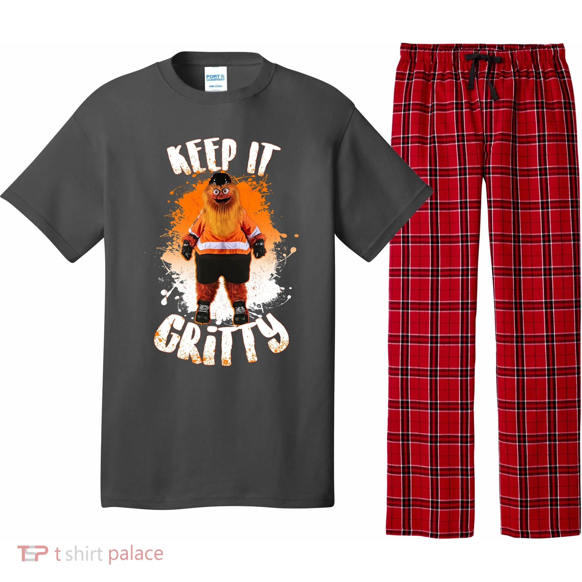 Philly Keep it Gritty Mascot  Pajama Set