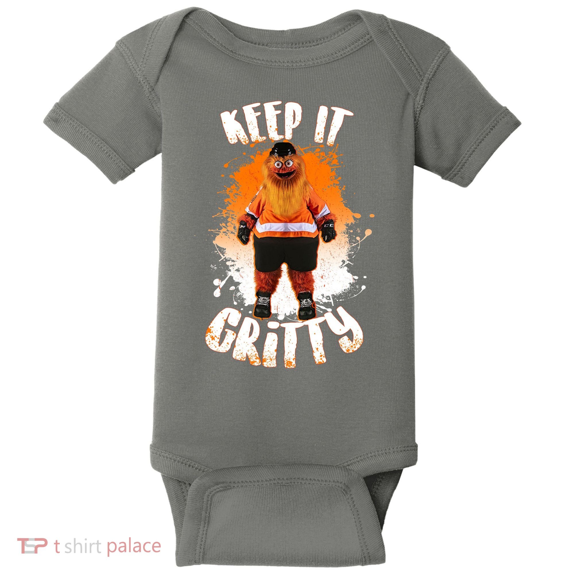 Philly Keep it Gritty Mascot  Baby Bodysuit