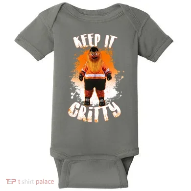 Philly Keep it Gritty Mascot  Baby Bodysuit