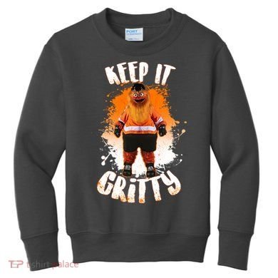 Philly Keep it Gritty Mascot  Kids Sweatshirt