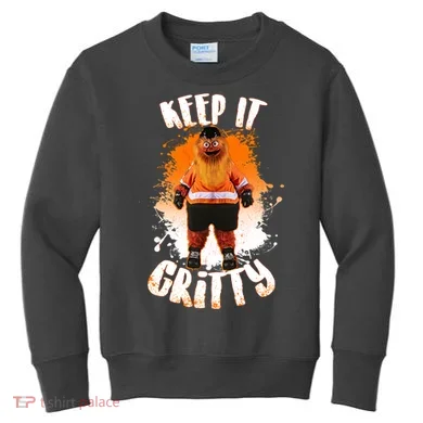Philly Keep it Gritty Mascot  Kids Sweatshirt