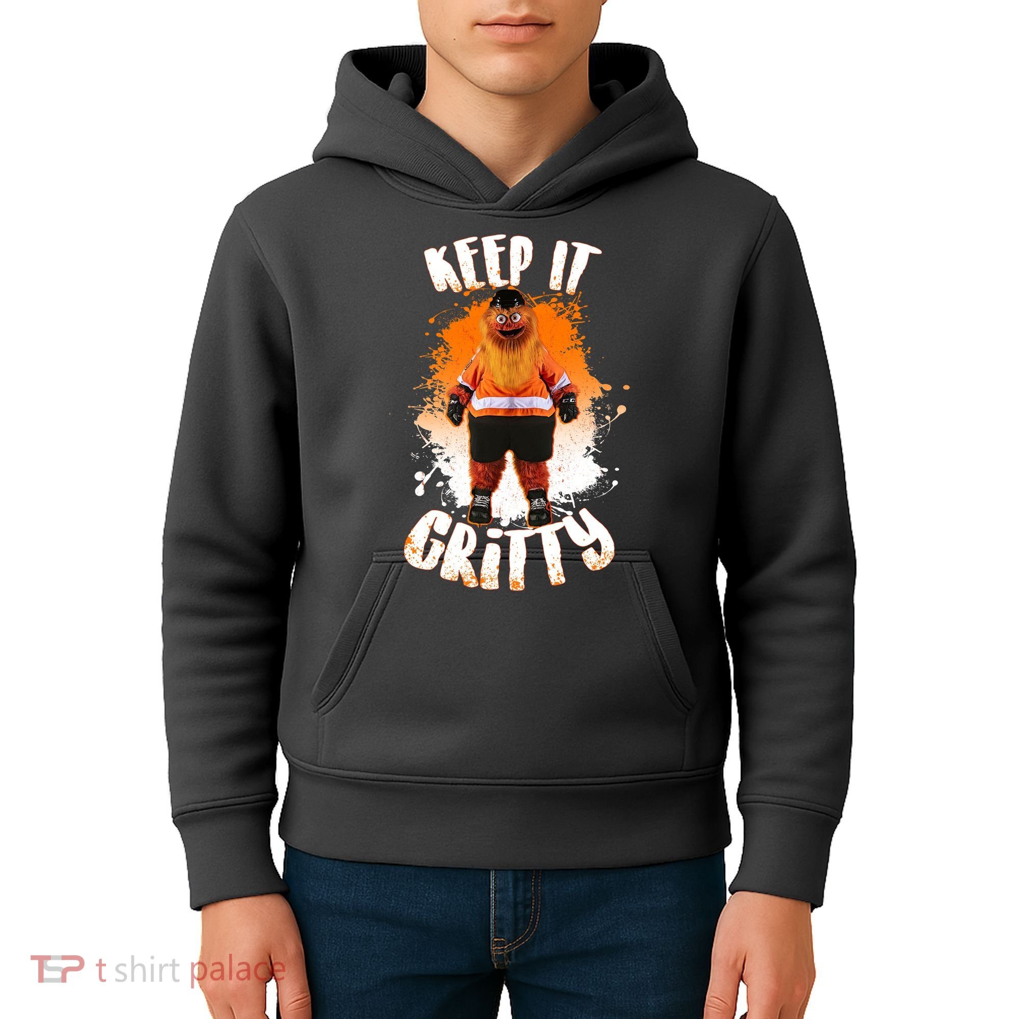 Philly Keep it Gritty Mascot  Kids Hoodie