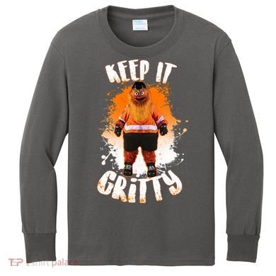 Philly Keep it Gritty Mascot  Kids Long Sleeve Shirt
