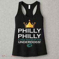 Philly Philly A True Friend of the Underdogs Philadelphia Women's Tank Top thumb 3
