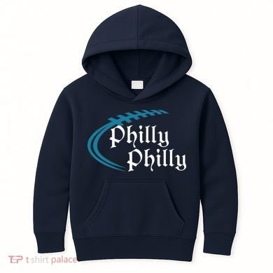 Philly Philly Football Logo Kids Hoodie
