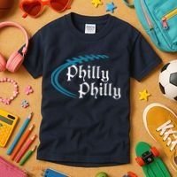 Philly Philly Football Logo Kids T-Shirt thumb 3