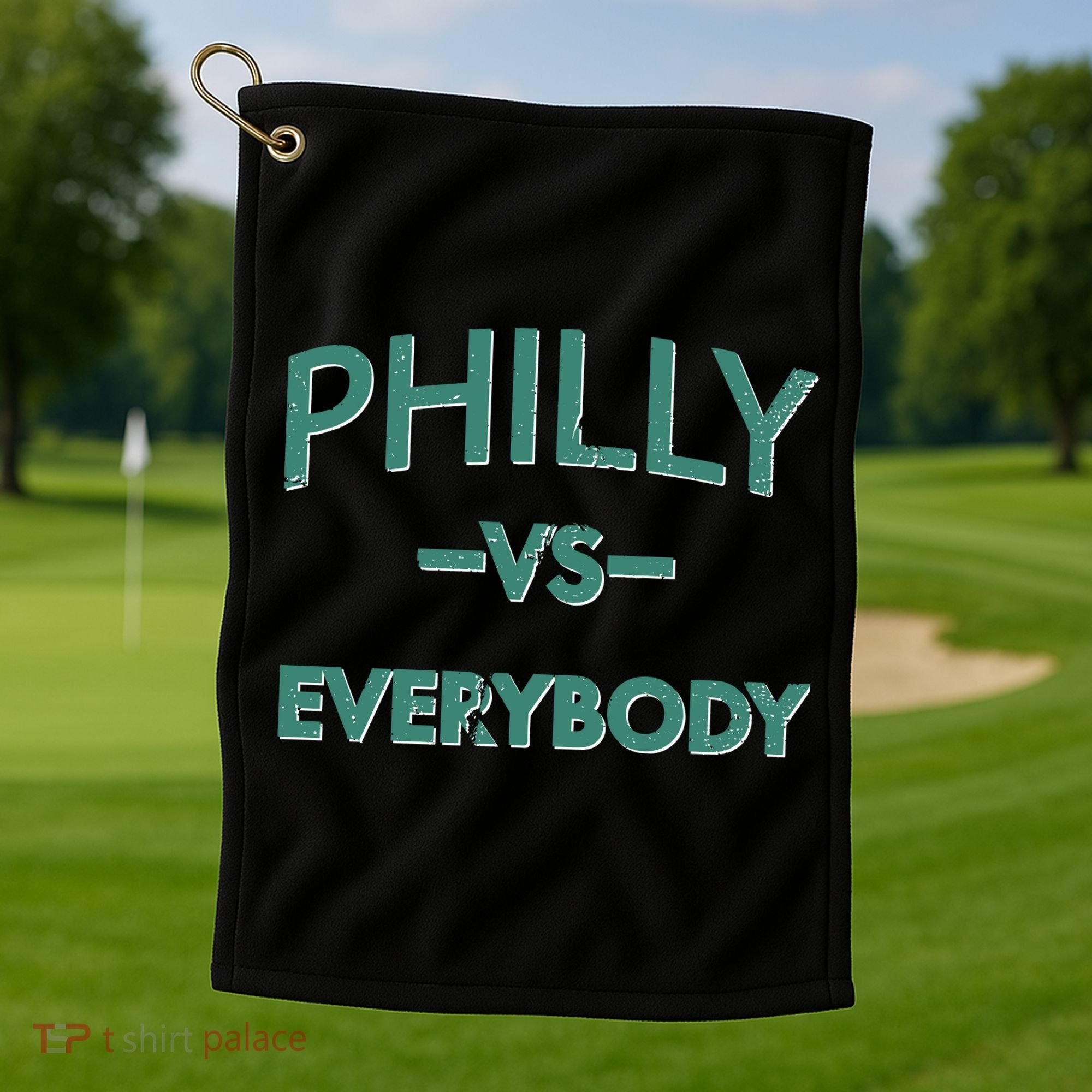 Philly Vs Everybody Golf Towel