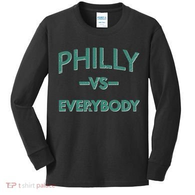 Philly Vs Everybody Kids Long Sleeve Shirt