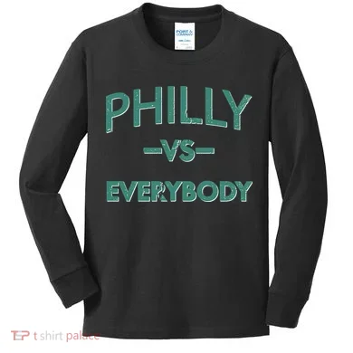 Philly Vs Everybody Kids Long Sleeve Shirt