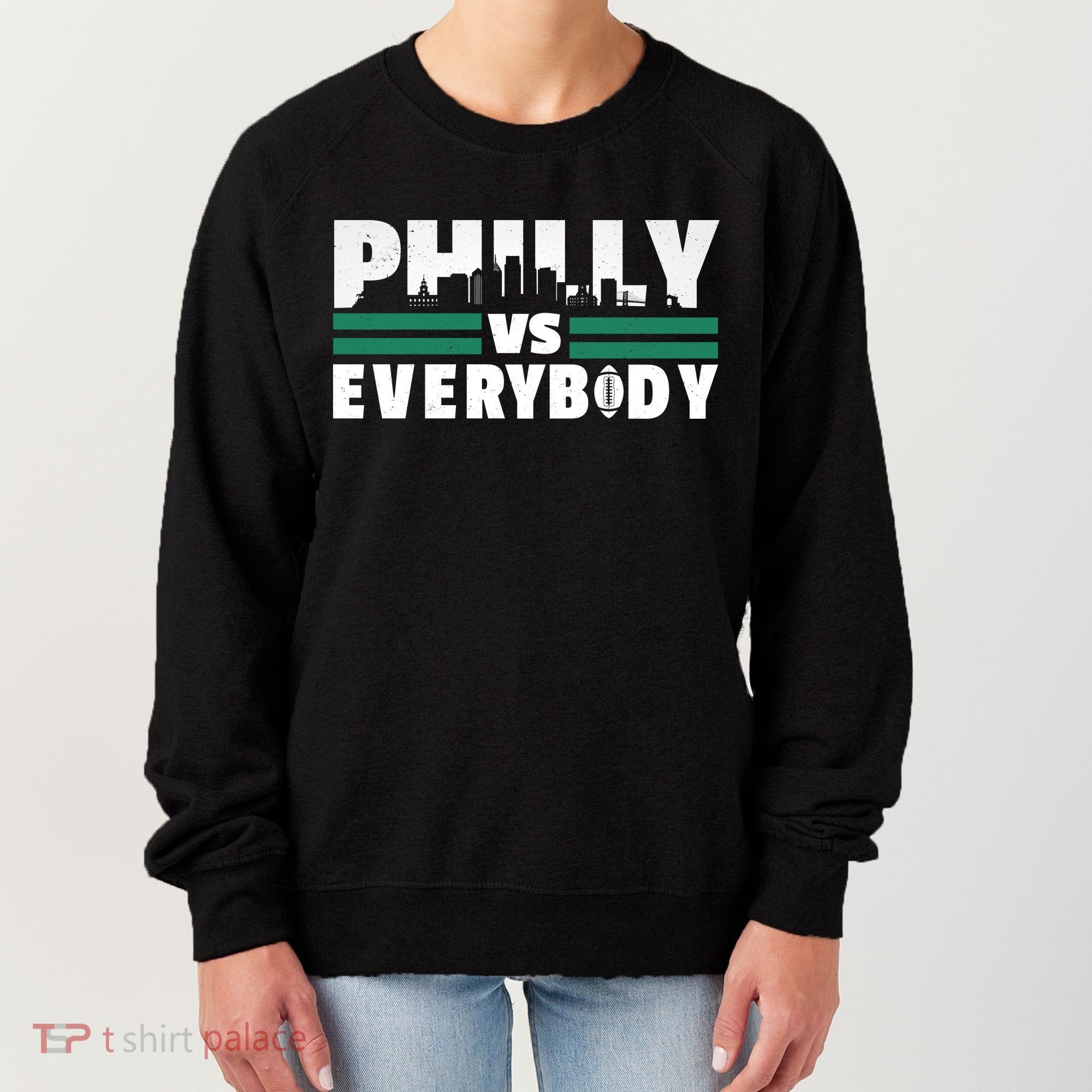 Philly Vs Everybody City Logo Women's Sweatshirt