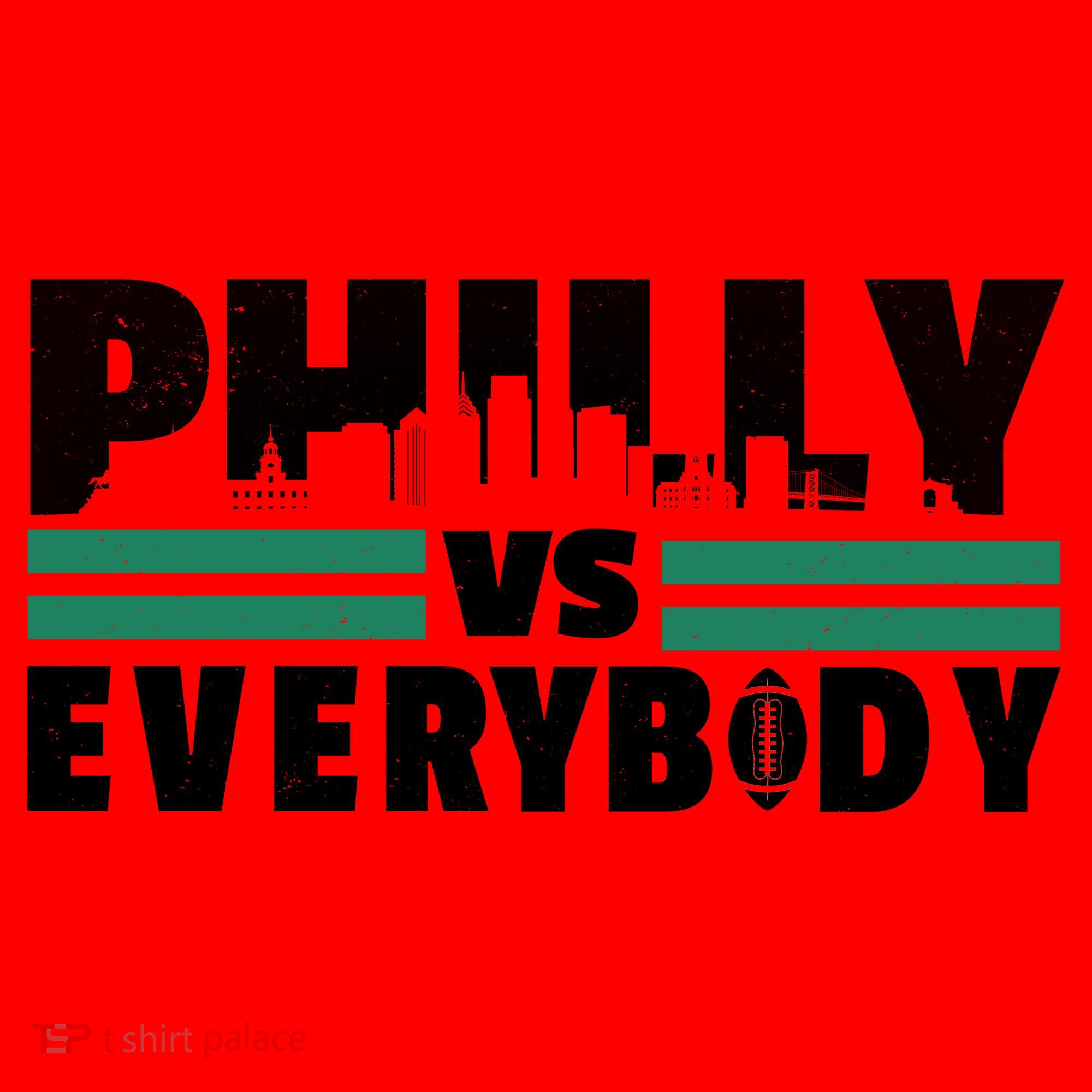 Philly Vs Everybody City Logo Santa Hat