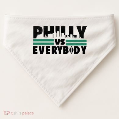 Philly Vs Everybody City Logo USA-Made Doggie Bandana