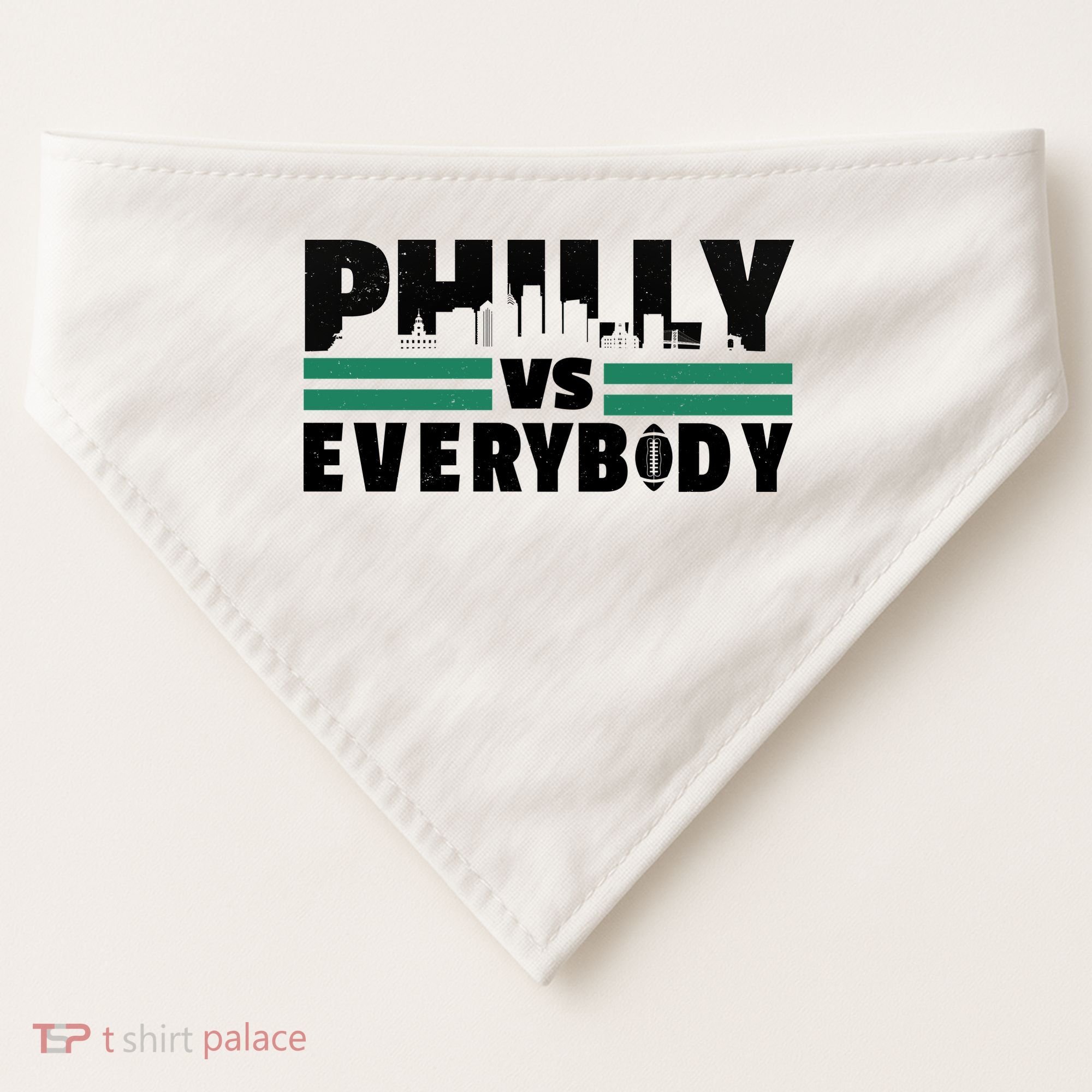 Philly Vs Everybody City Logo USA-Made Doggie Bandana