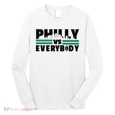 Philly Vs Everybody City Logo Long Sleeve Shirt