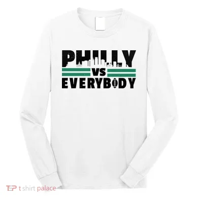 Philly Vs Everybody City Logo Long Sleeve Shirt