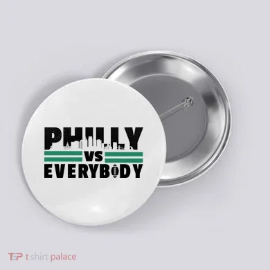 Philly Vs Everybody City Logo Button
