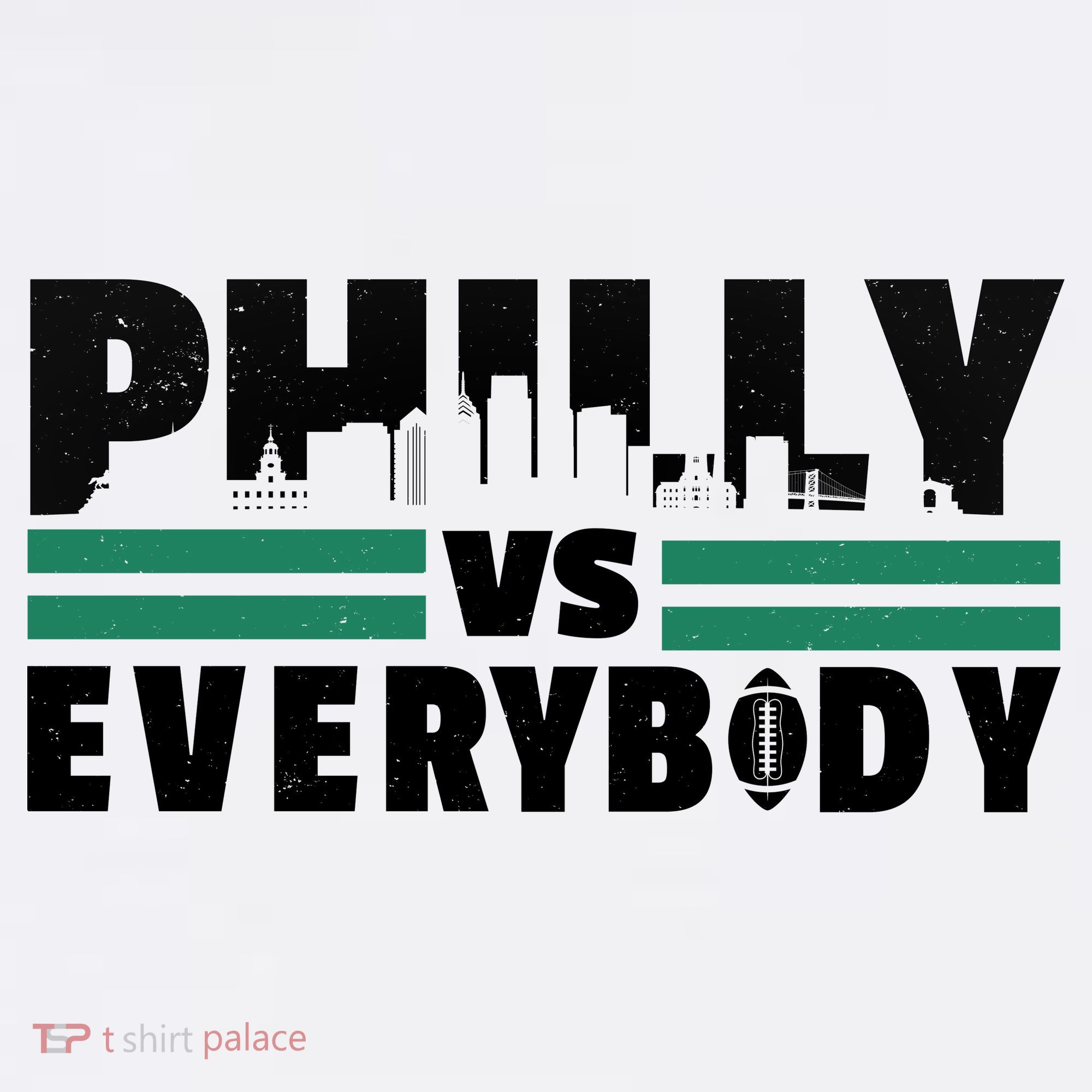 Philly Vs Everybody City Logo Bucket Hat