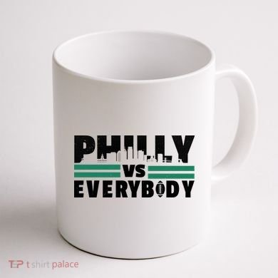 Philly Vs Everybody City Logo Coffee Mug back