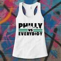 Philly Vs Everybody City Logo Women's Tank Top thumb 3