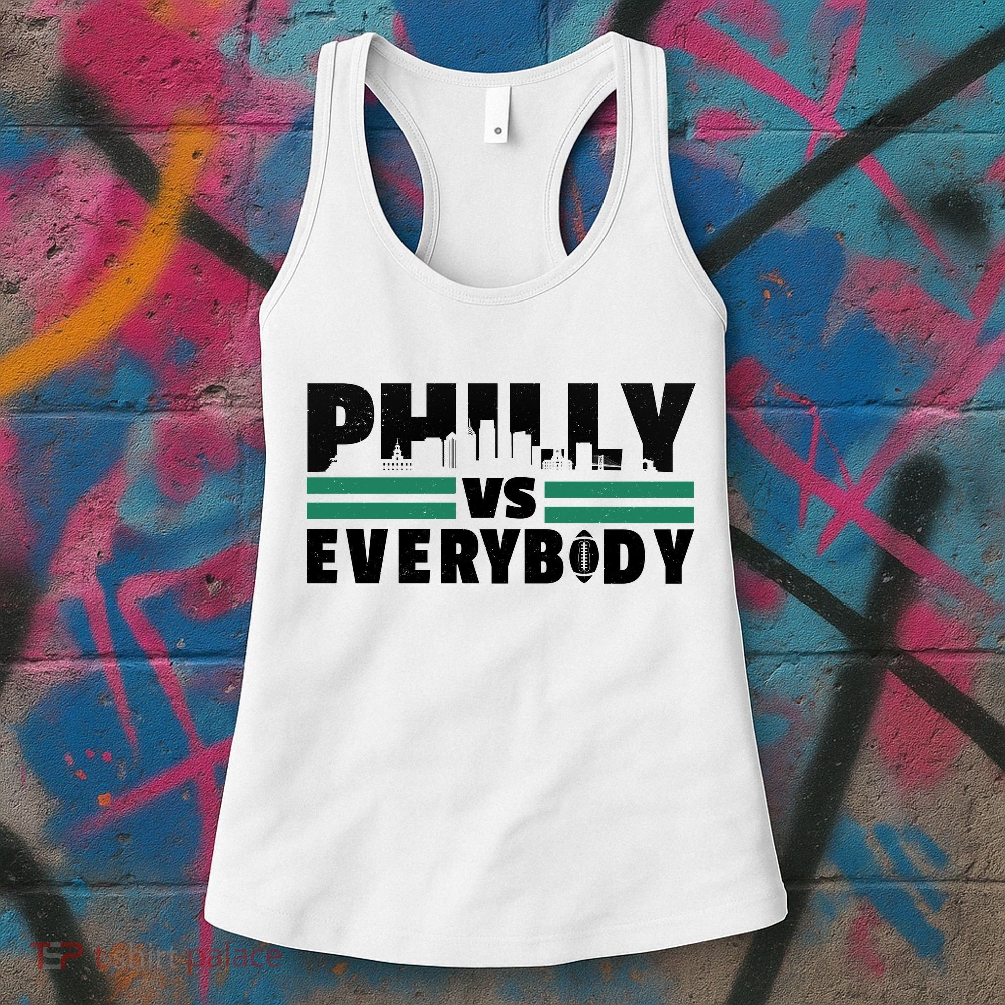 Philly Vs Everybody City Logo Women's Tank Top
