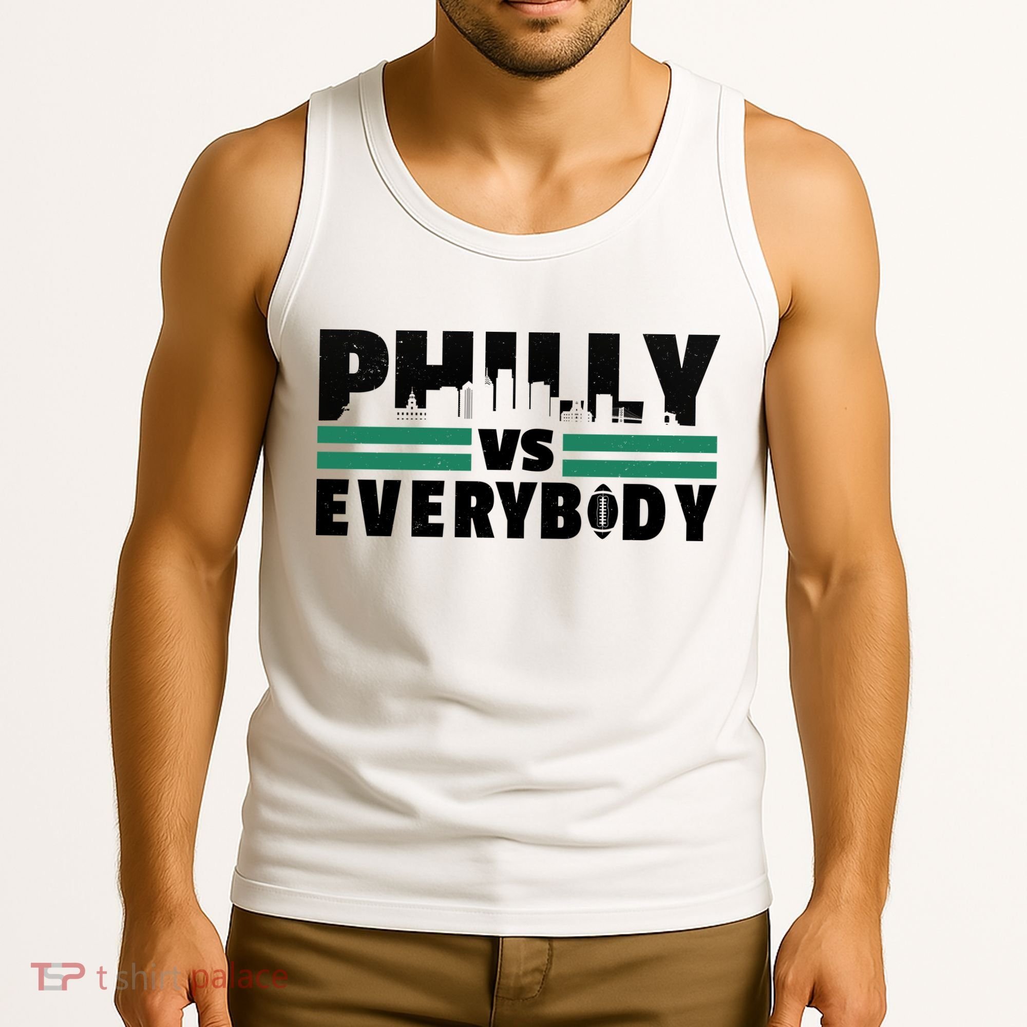 Philly Vs Everybody City Logo Tank Top