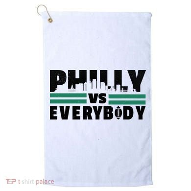 Philly Vs Everybody City Logo Golf Towel