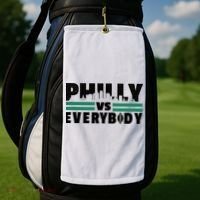 Philly Vs Everybody City Logo Golf Towel thumb 2