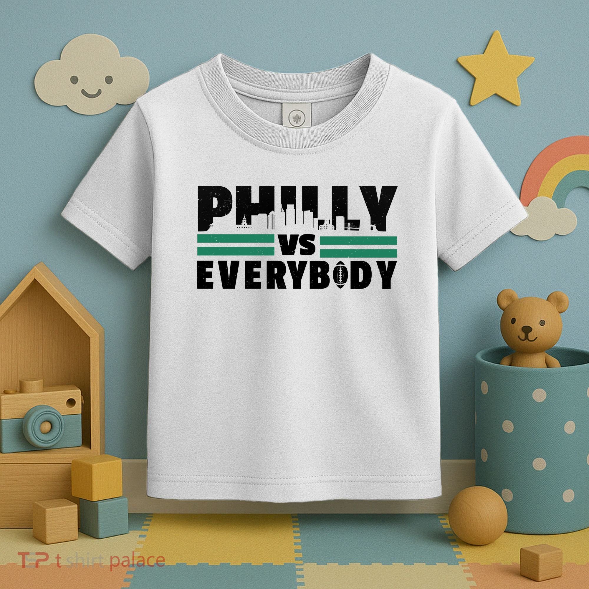 Philly Vs Everybody City Logo Toddler T-Shirt