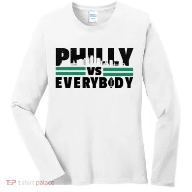 Philly Vs Everybody City Logo Women's Long Sleeve Shirt