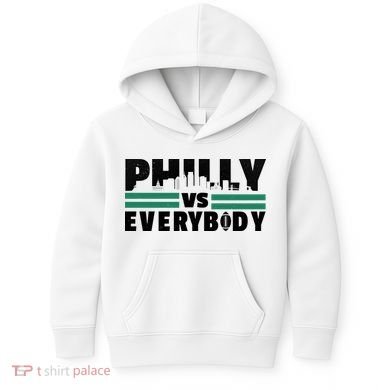 Philly Vs Everybody City Logo Kids Hoodie