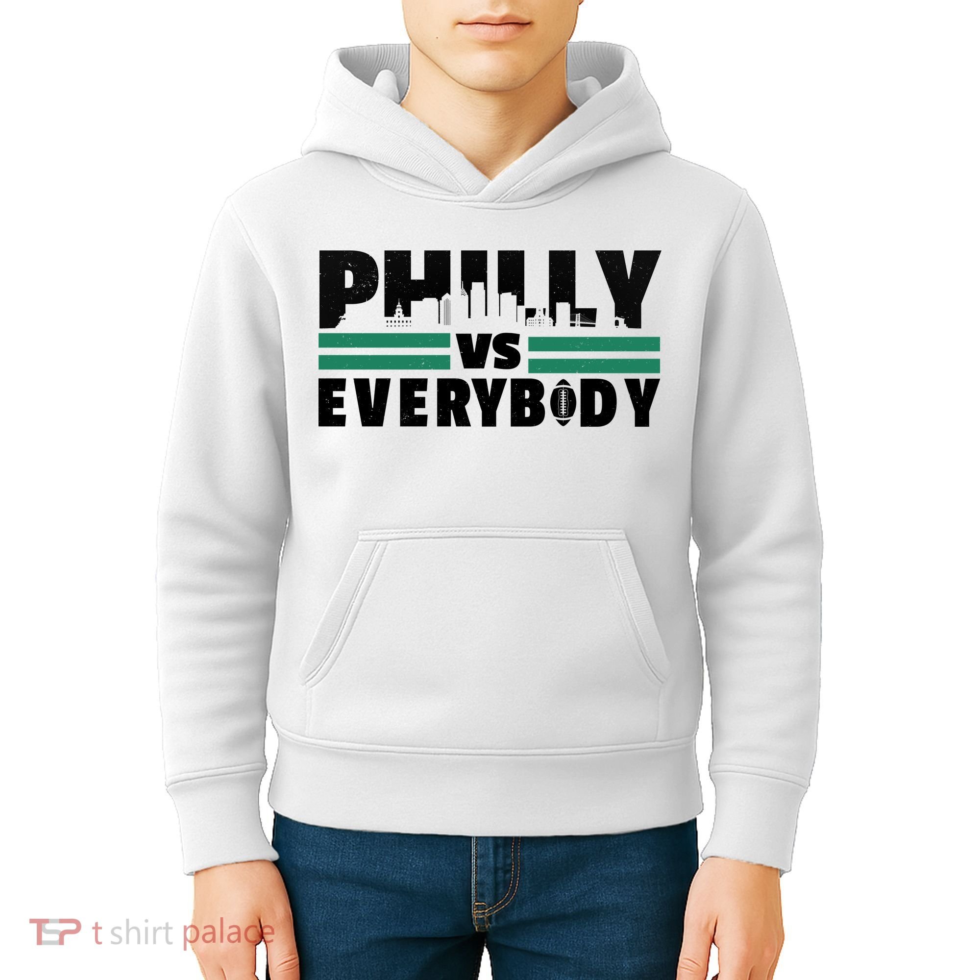 Philly Vs Everybody City Logo Kids Hoodie