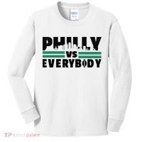 Philly Vs Everybody City Logo Kids Long Sleeve Shirt thumb 0