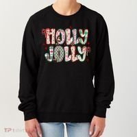 Preppy Holly Jolly Christmas Festive Women's Sweatshirt thumb 0