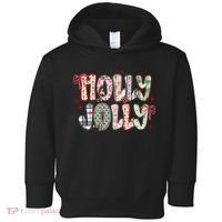 Preppy Holly Jolly Christmas Festive Toddler Hoodie thumb 0