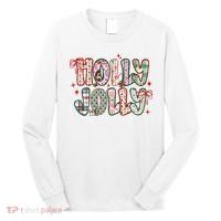 Preppy Holly Jolly Christmas Festive Long Sleeve Shirt thumb 0