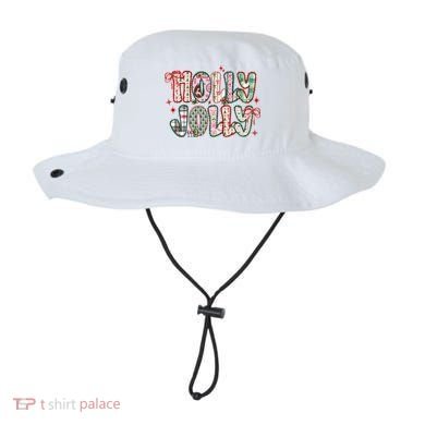 Preppy Holly Jolly Christmas Festive Bucket Hat