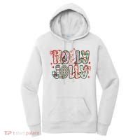 Preppy Holly Jolly Christmas Festive Women's Hoodie thumb 0