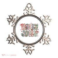 Preppy Holly Jolly Christmas Festive Ornament thumb 0
